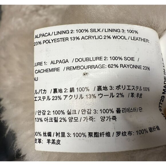 Chrome Hearts Black Bomber Jacket With Shearling Lining & Cross Details M - Picture 11 of 16